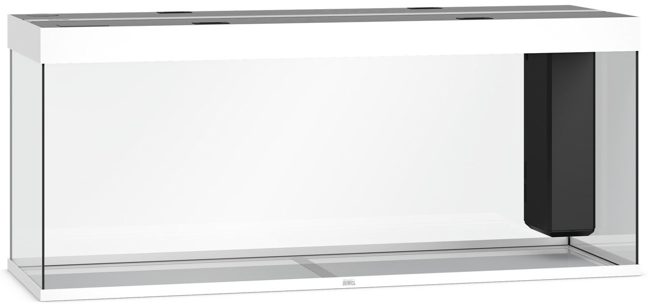 JUWEL Aquarium Rio 240 Weiß, für Süßwasserfische, 240 L, rechteckig, mit Filtersystem, ideal für Anfänger & Profis.