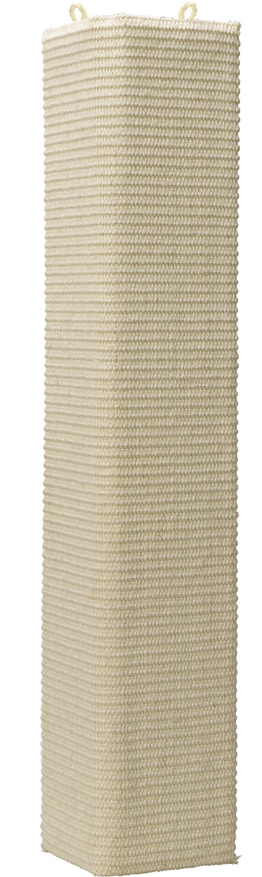 AniOne Kratzstamm für Katzen, beige, Sisal, ideal z. Krallenwetzen, m. 2 Befestigungsschlaufen, schützt Möbel, rechteckig.