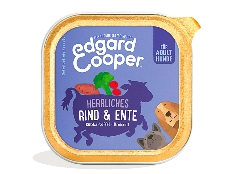 Edgard & Cooper Adult Rind & Ente Hunde Nassfutter 150 g