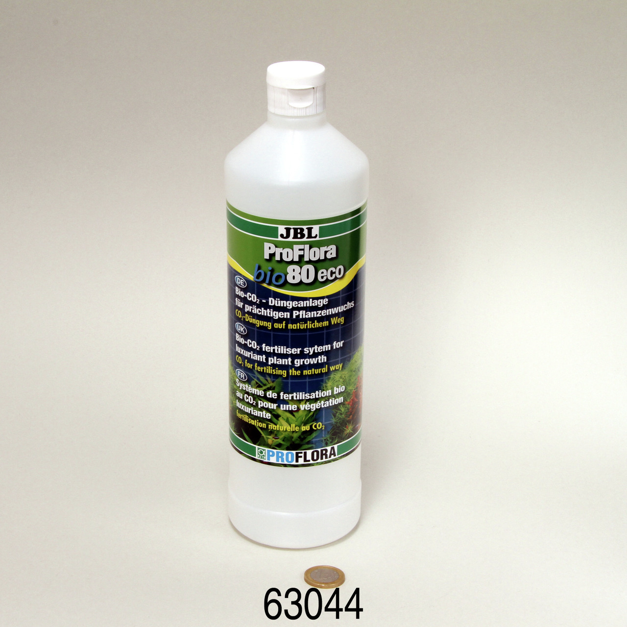 JBL ProFlora bio80 eco, Bio-CO2-Düngeanlage, für Aquarienpflanzen, prächtiger Pflanzenwuchs, 1L.