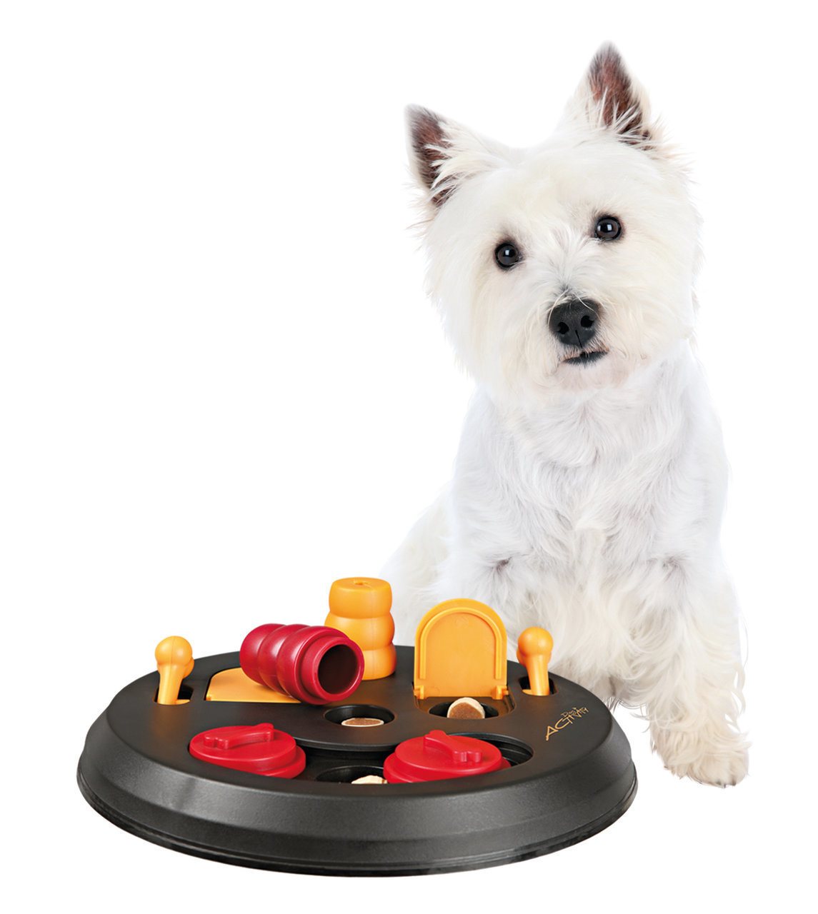 Trixie Dog Activity Flip Board Strategiespiel Hunde Spielzeug 23 cm