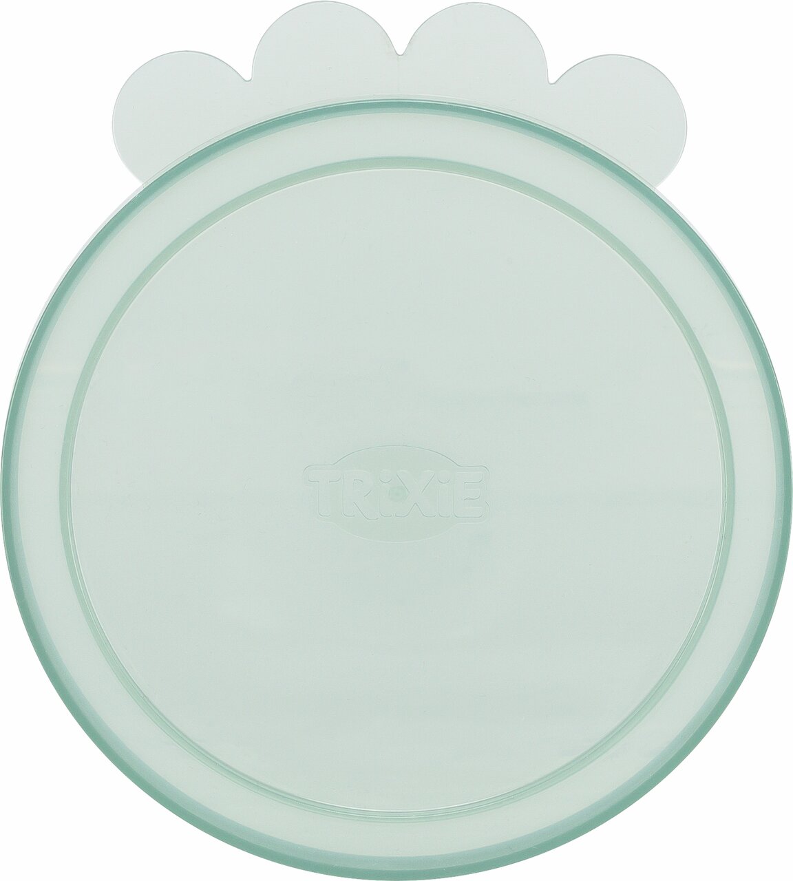 TRIXIE Dosendeckel für Tierfutter, geeignet für Hunde und Katzen, grün, praktische Luftdichtheit, Durchmesser ca. 10 cm.