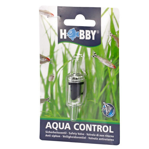 HOBBY Aqua Control Sicherheitsventil, für Aquarienbesitzer, verhindert Wasser-Rückfluss in Luftpumpe.