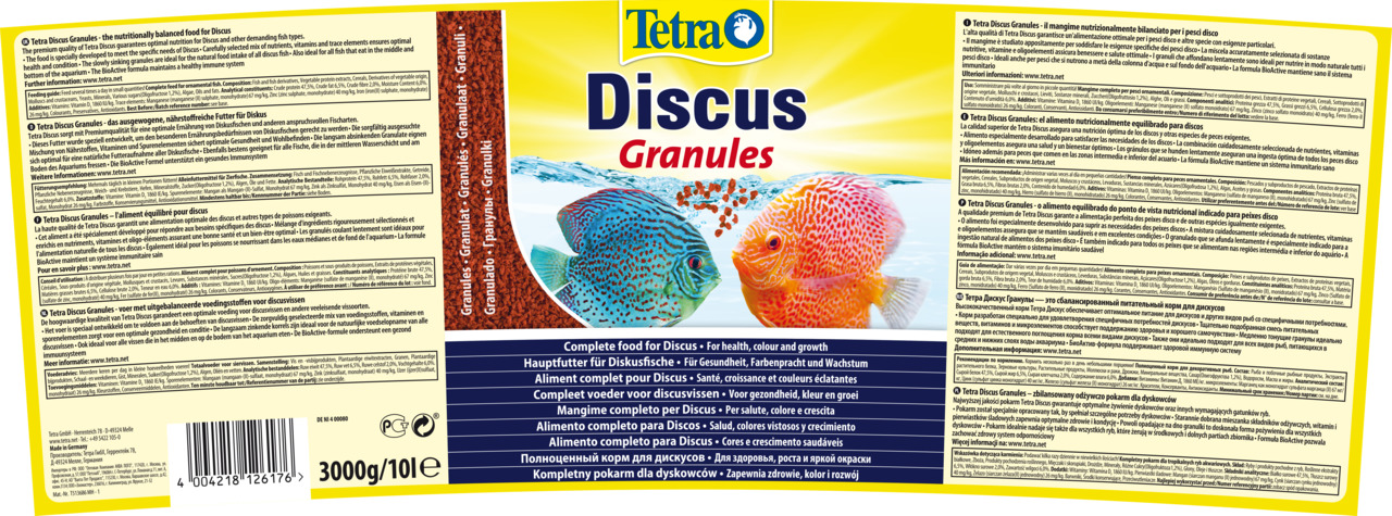 Tetra Diskus 10 Liter