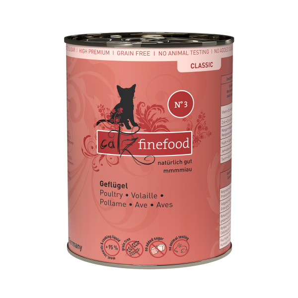 catz finefood Classic No.3 Geflügel 400g Katzennassfutter