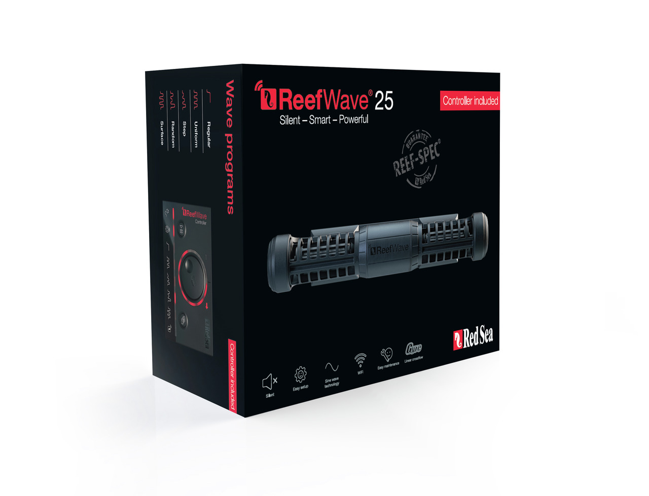Red Sea ReefWave 25 Strömungspumpe, leise, smart, leistungsstark, inkl. Controller, für Meerwasseraquarien.