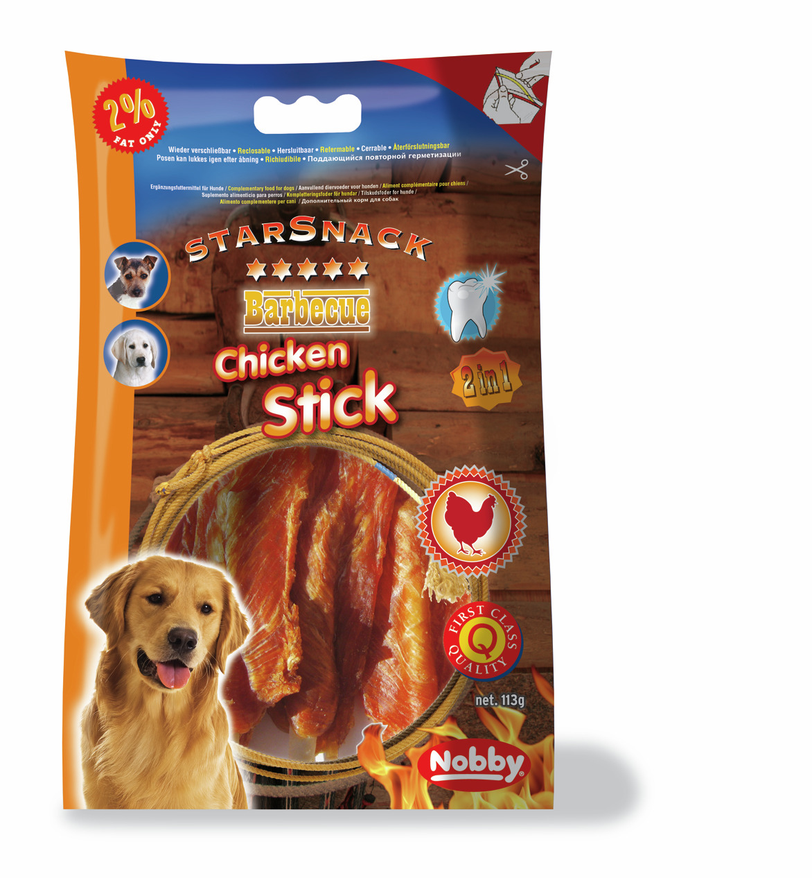 StarSnack Barbecue Chicken Stick 113 g
