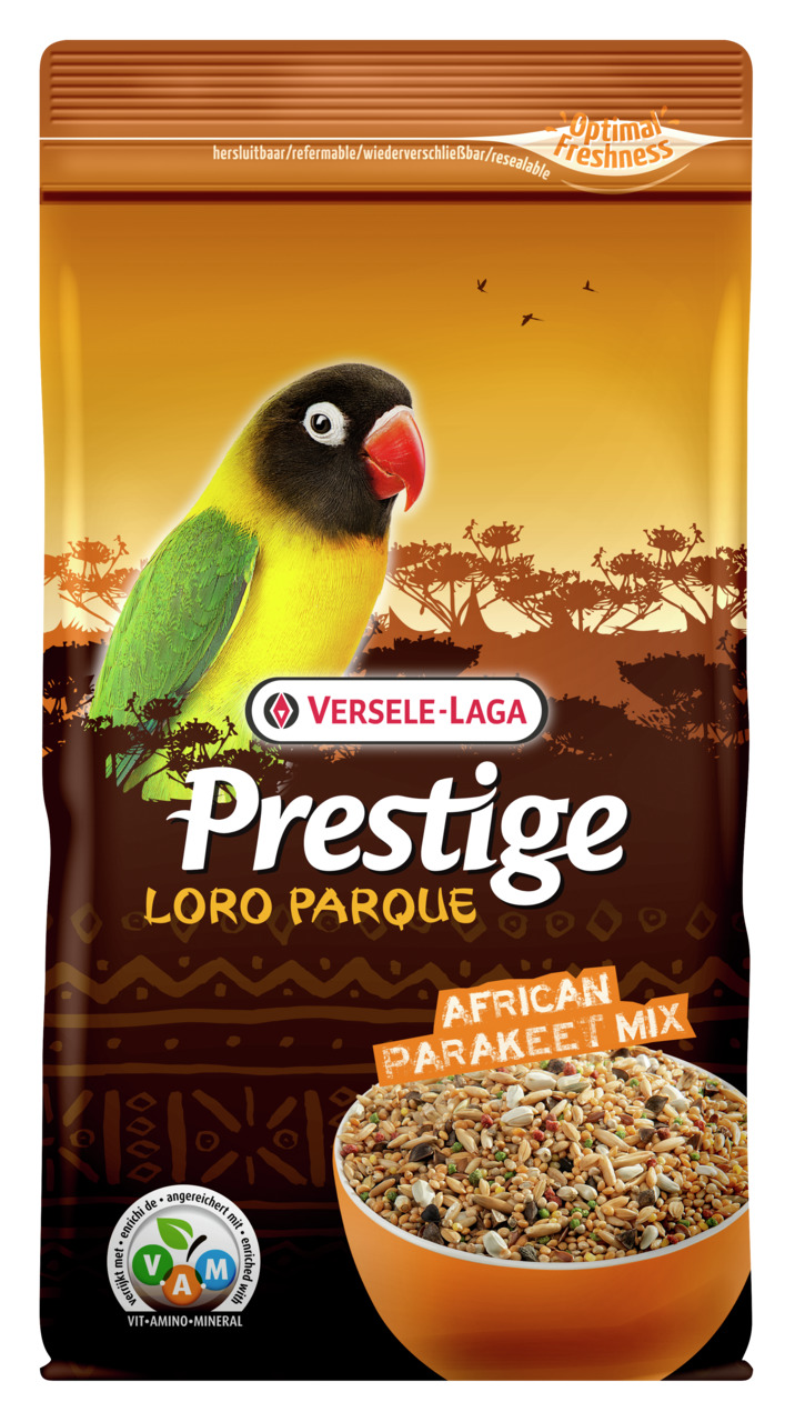 Versele-Laga Prestige Loro Parque African Parakeet Mix Großsittiche Vogel Hauptfutter 1 kg