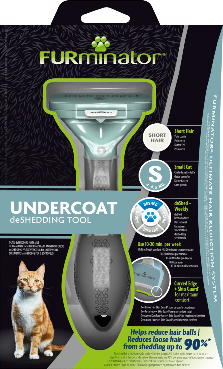 FURminator Undercoat deShedding Tool, Katzen 