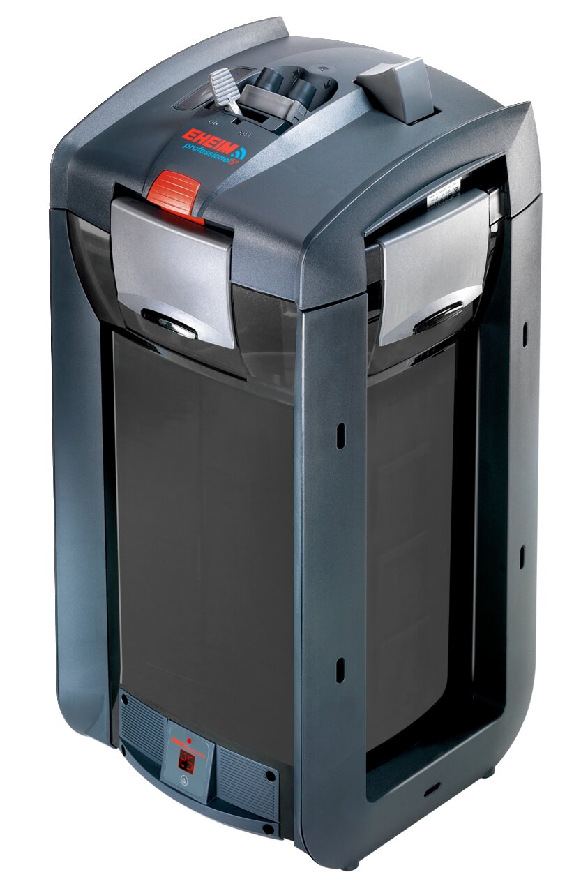 EHEIM professionel 3 Außenfilter, für Süß--Meerwasseraquarien, mit Temp.-Anzeige, dunkelgrau, für Aquarienbesitzer.