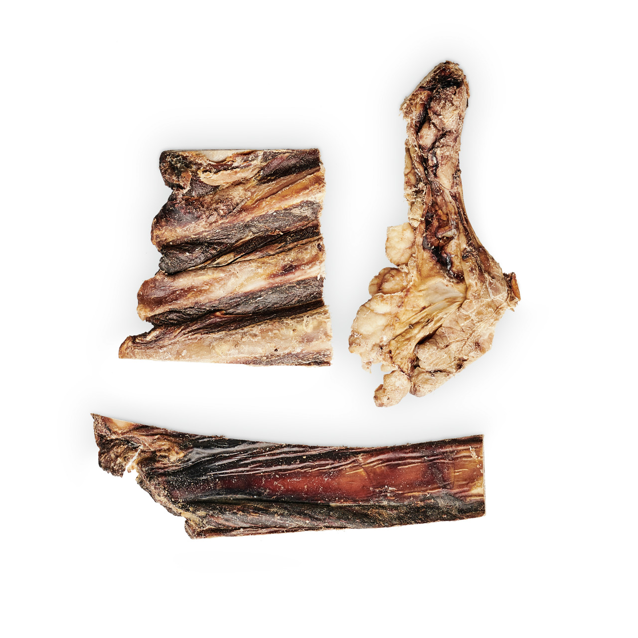 Lottis Häppchen Rinderknochen, getrocknet, für mittelgroße bis große Hunde, Zahnpflege & Beschäftigung, Menge nicht erkennbar.