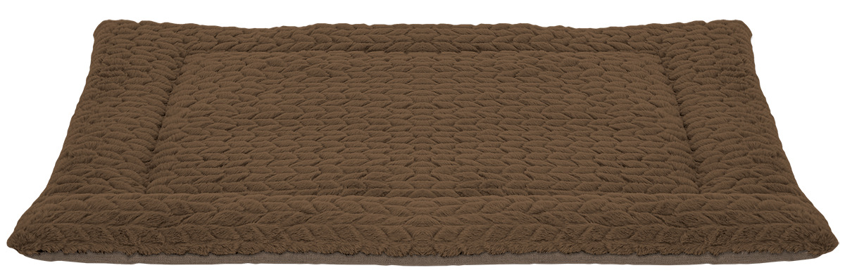 Petlando Hundebett, braun, für alle Hundegrößen, weiches Plüschmaterial, strukt. Oberfläche, gemütlich, ideal innen, EAN: 4260358313412.