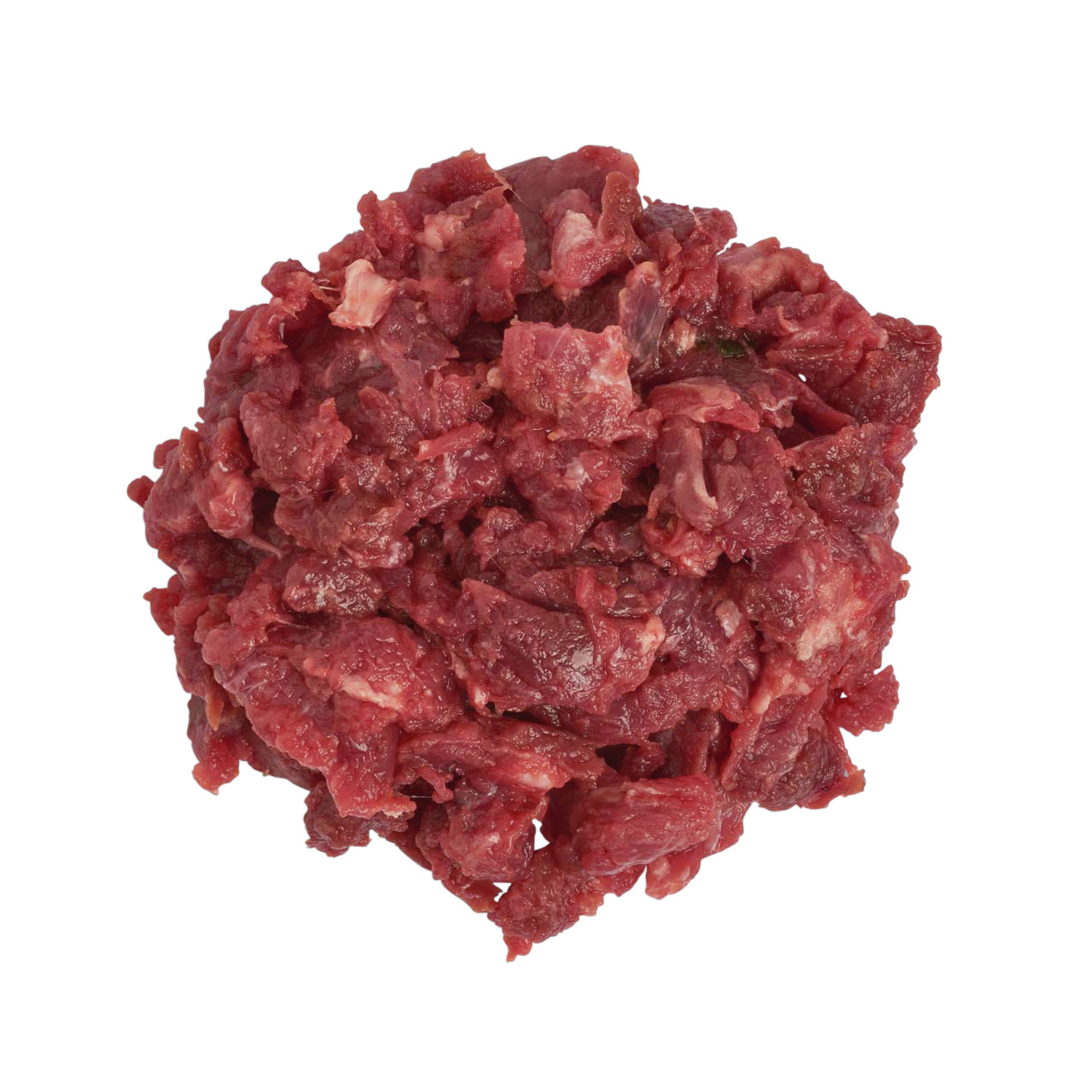 LOTTIS HÄPPCHEN Rindermuskelfleisch, BARF für Hunde, roh & grob gewolft, artgerecht & gesund, 1 Portion.