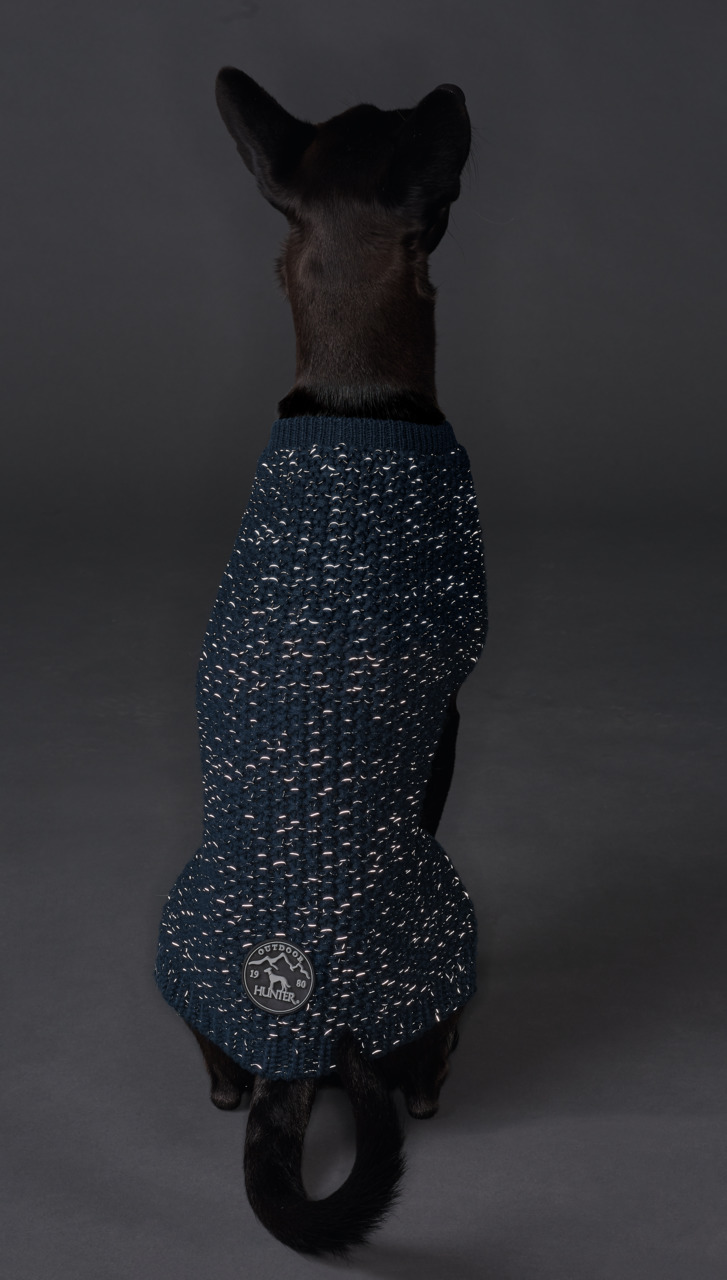 HUNTER Pullover Finja 40 cm dunkelblau