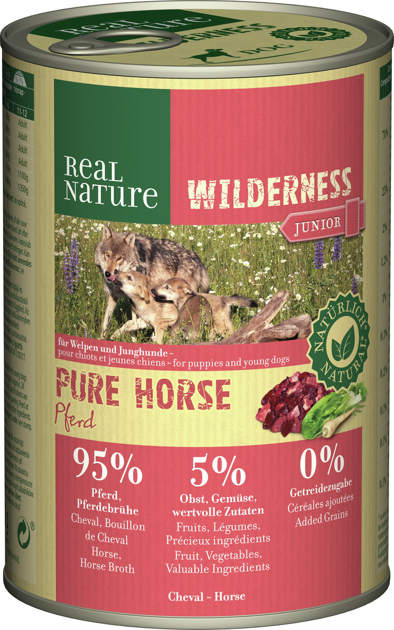 REAL NATURE WILDERNESS Pure Horse Junior 400 g | 400 g | 4047777177135