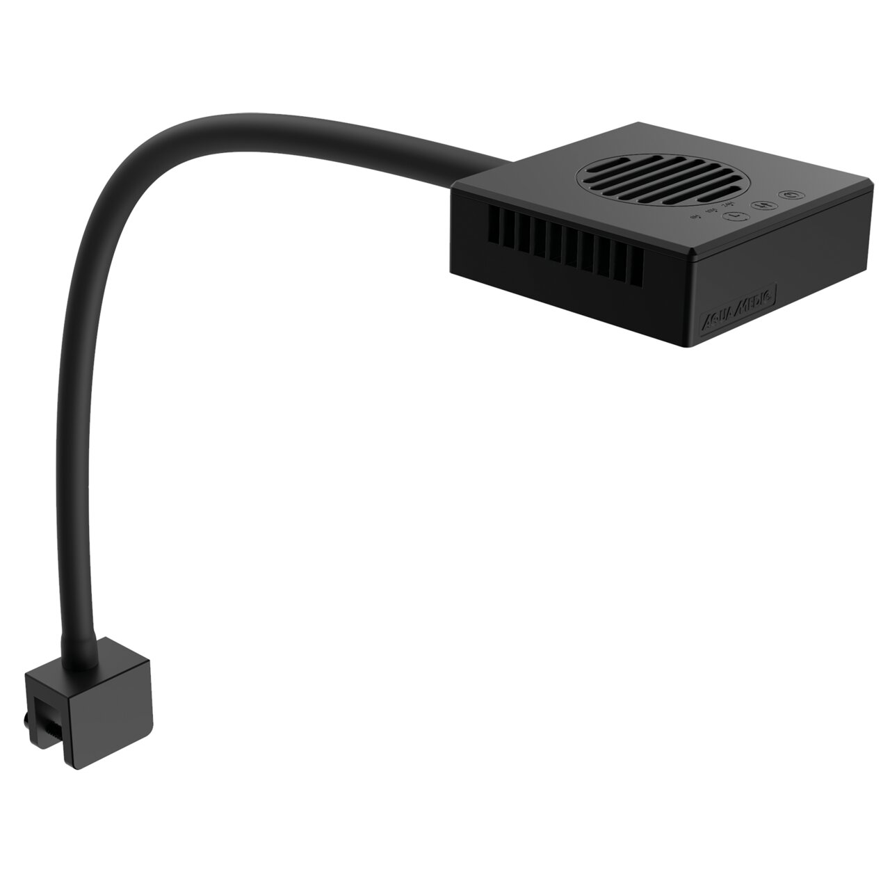 Aqua Medic Qube 30 LED, kompakte Lampe für Süß--Meerwasseraquarien, fördert Pflanzen--Korallenwachstum, modernes Design, schwarz.