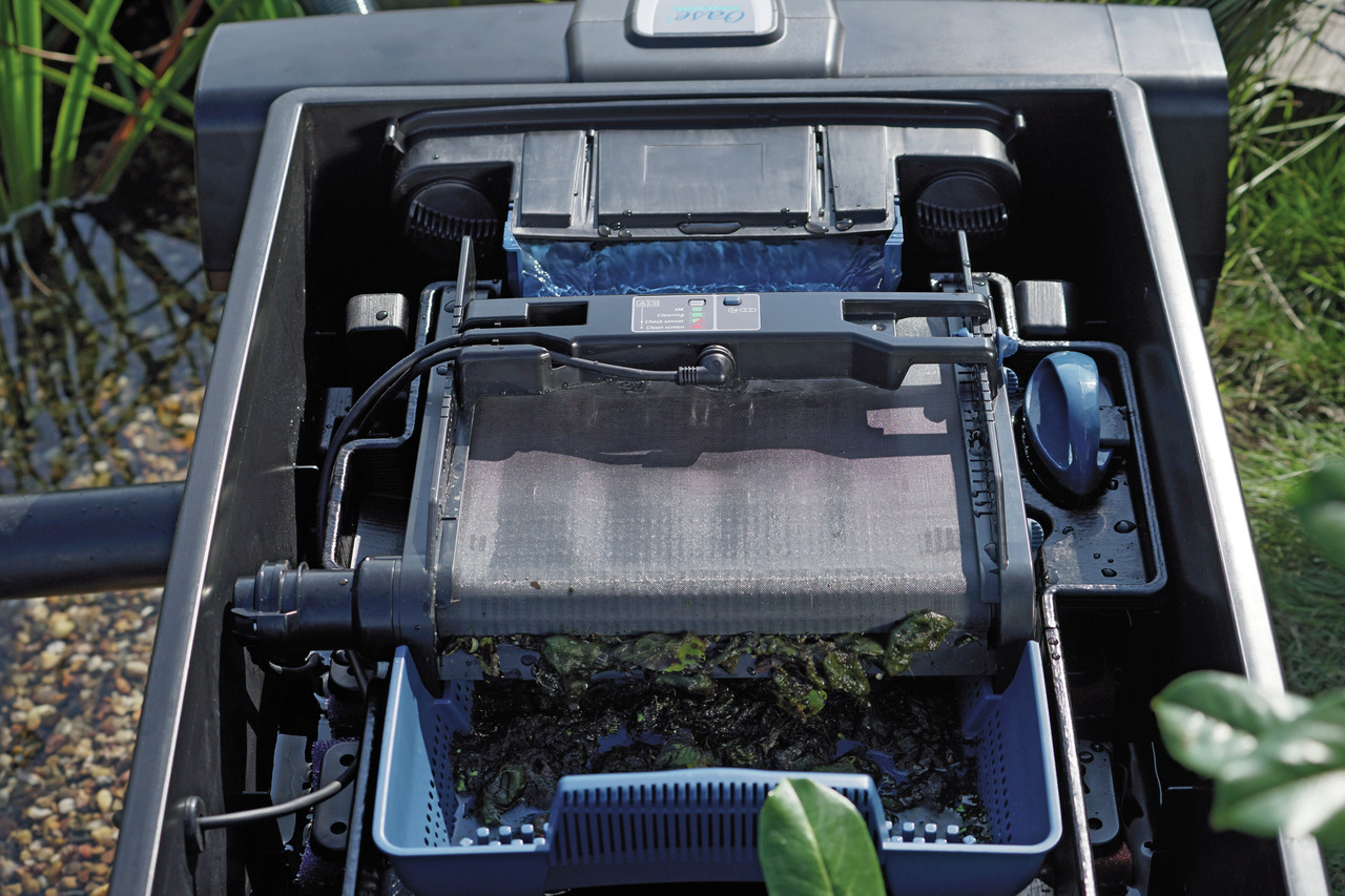 Oase ProfiClear Premium Trommelfilter, für Teichbesitzer, effektive Wasserreinigung, autom. Schmutzentfernung, ideal f. Koi, groß.