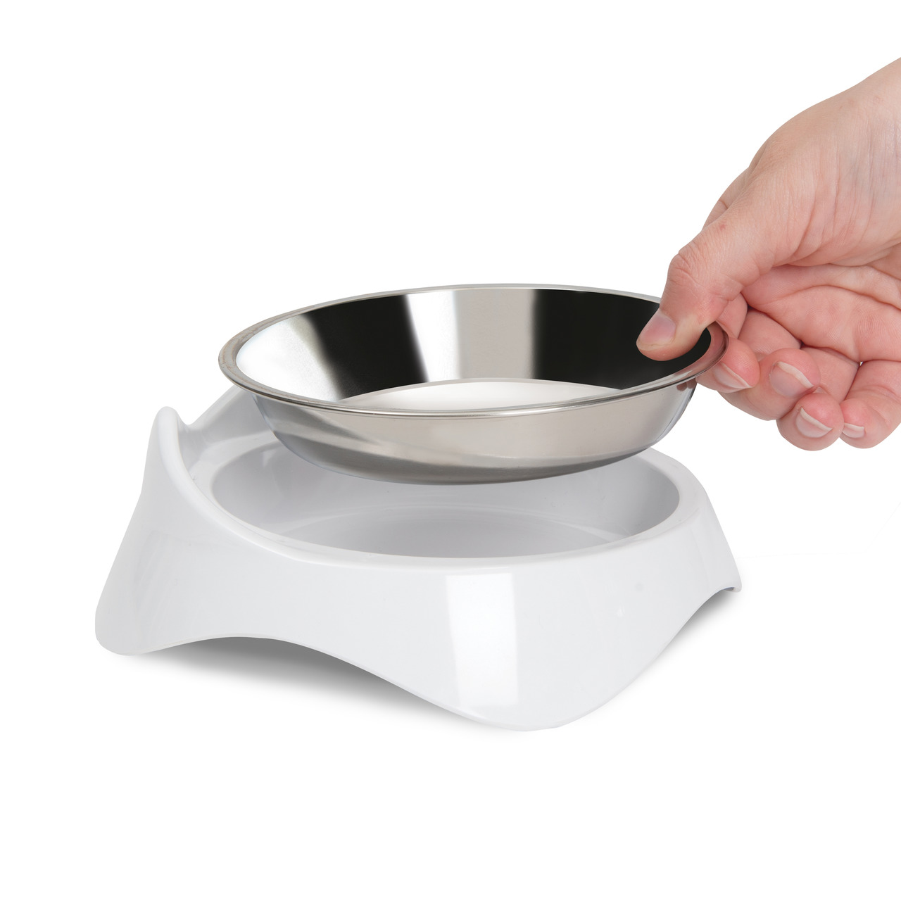 catit Pixi Einzelnapf 200 Milliliter weiß Katzenfutternapf