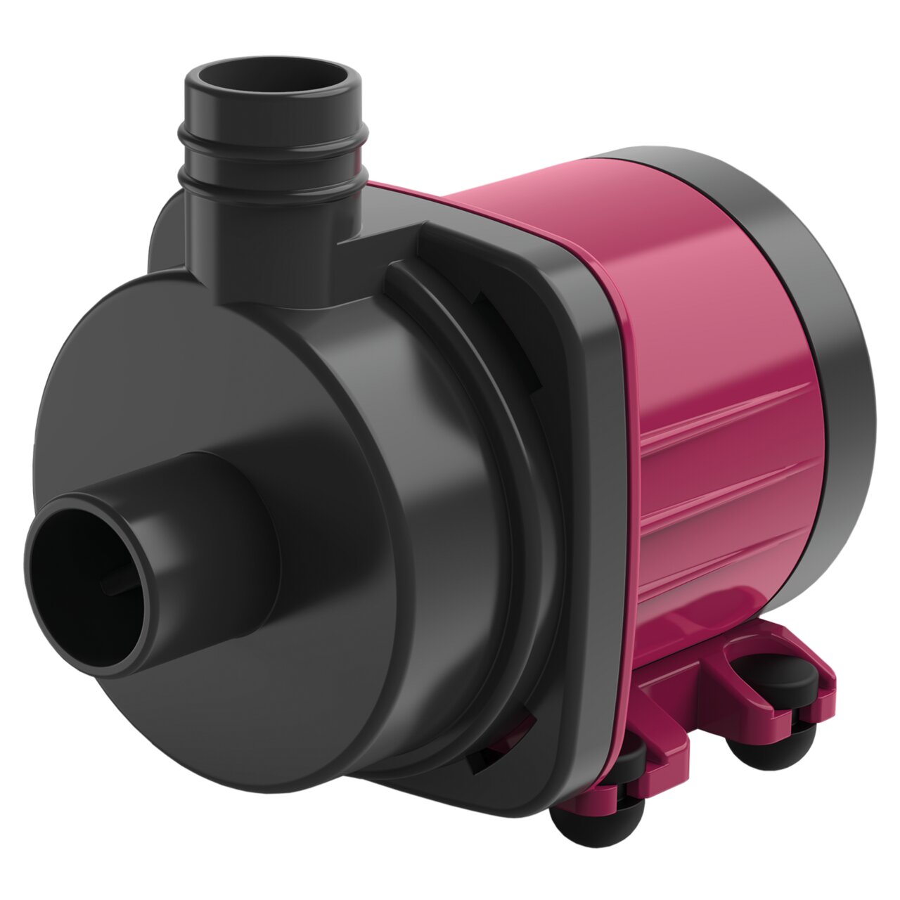 Aqua Medic DC Runner 1.2: Förderpumpe für Süß-/Meerwasseraquarien, energieeffizient, kompakt, Schwarz/Rot, robust, Kunststoff.