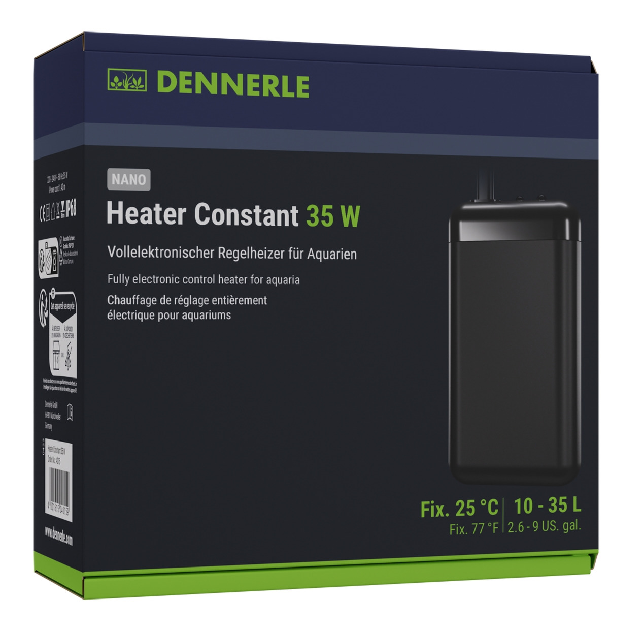 DENNERLE Heater Constant 35 Watt Regelheizer
