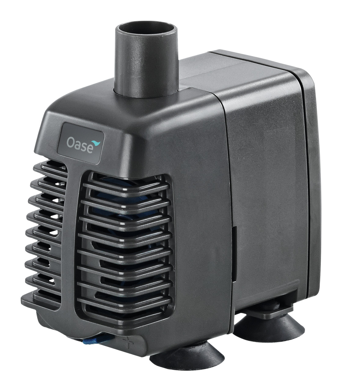 Oase Aquarius Universal 440i: kompakte Wasserpumpe für Teiche, Brunnen & Wasserspiele, robust, schwarz, 4 Saugnäpfe, ideal für Hobbygärtner.