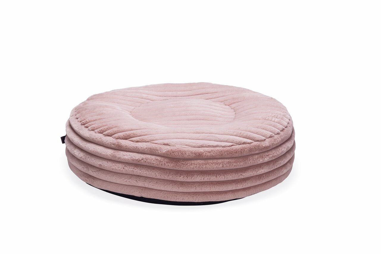 Designed by Lotte Katzenbett in Grau, aus Stoff, geeignet für Katzen jeden Alters, komfortabel und modern, Maße: auf dem Bild erkennbar.