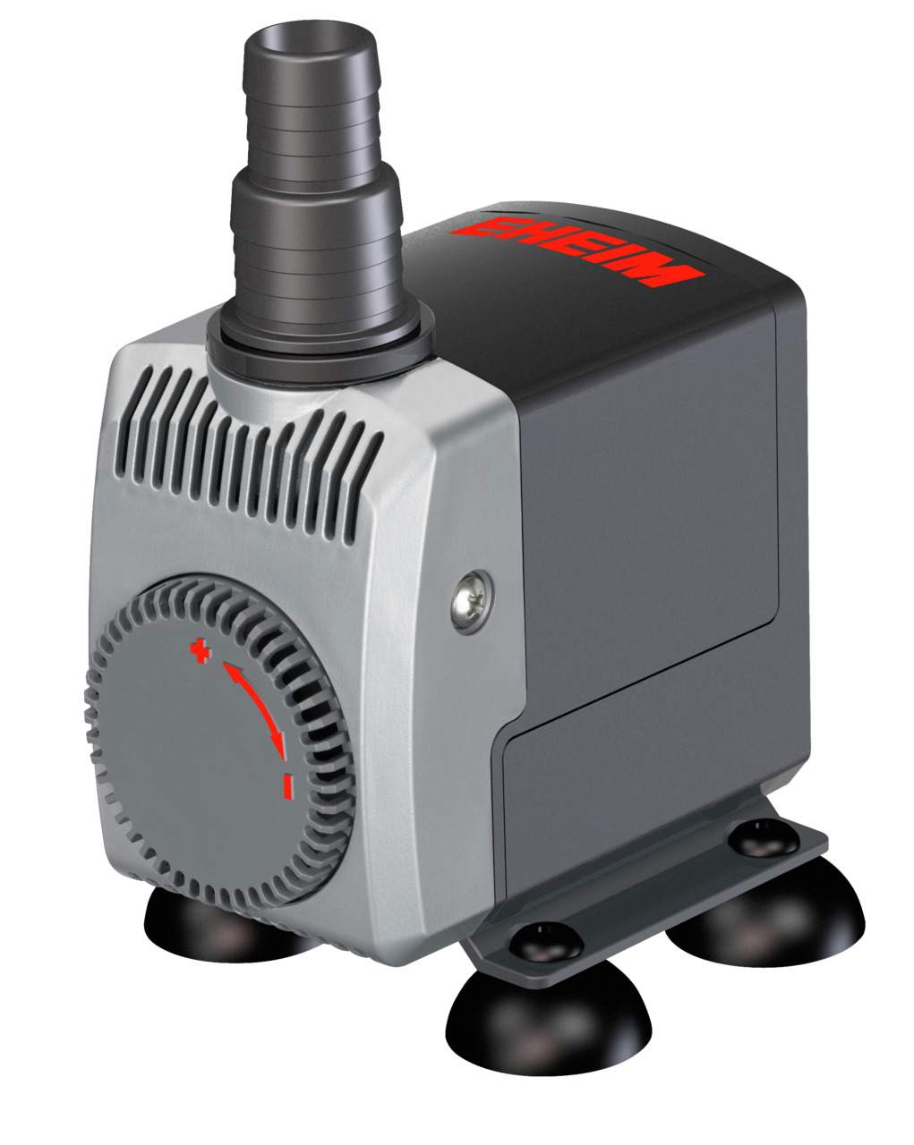 EHEIM Universalpumpe 1250: Kompakte, leistungsstarke Wasserpumpe (Aquarien-Teiche), einstellbar, robust, Grau-Schwarz.