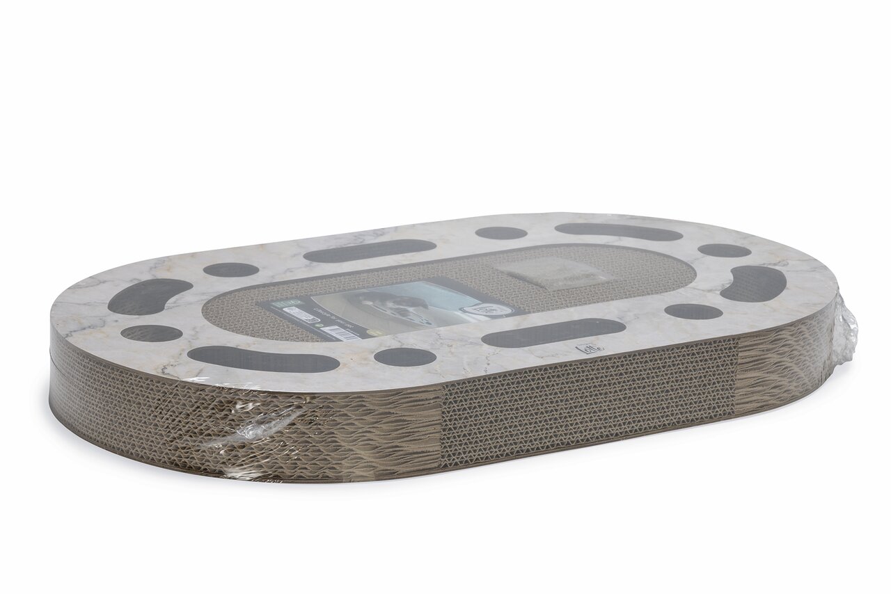 Designed by Lotte Katzenspielzeug, Zielgruppe: Katzen, Form eines Balls, aus Holz, Durchmesser 6 cm, langlebig und hochwertig.