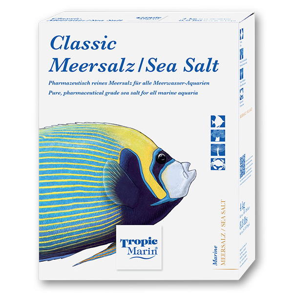 Tropic Marin Classic Meersalz, 4 kg, für Meerwasseraquarien, höchste Reinheit, Zielgruppe: Aquarienbesitzer, farbenfroher Fisch.