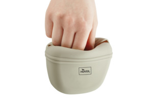 HUNTER Silikon Snackbeutel Lugo S beige Hundetraining