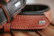 HUNTER Halsband Canadian UP 65/L Rindsleder schwarz/cognac