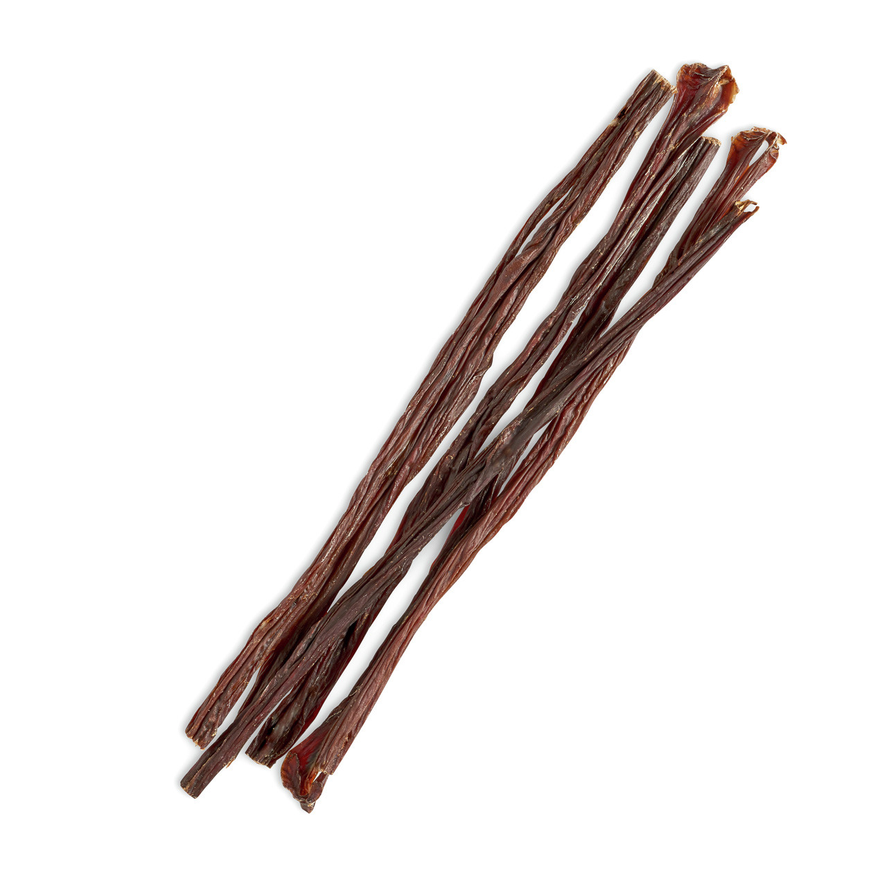 Lottis Häppchen Kaustangen für Hunde, natürl. Kausnack aus Fleisch, Zahnpflege, stärkt Kaumuskulatur, 4 Stk., dunkelbraun.