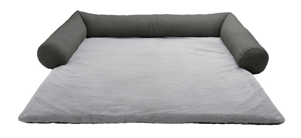 HUNTER Decke Polster Rockford 120x100cm anthrazit/grau