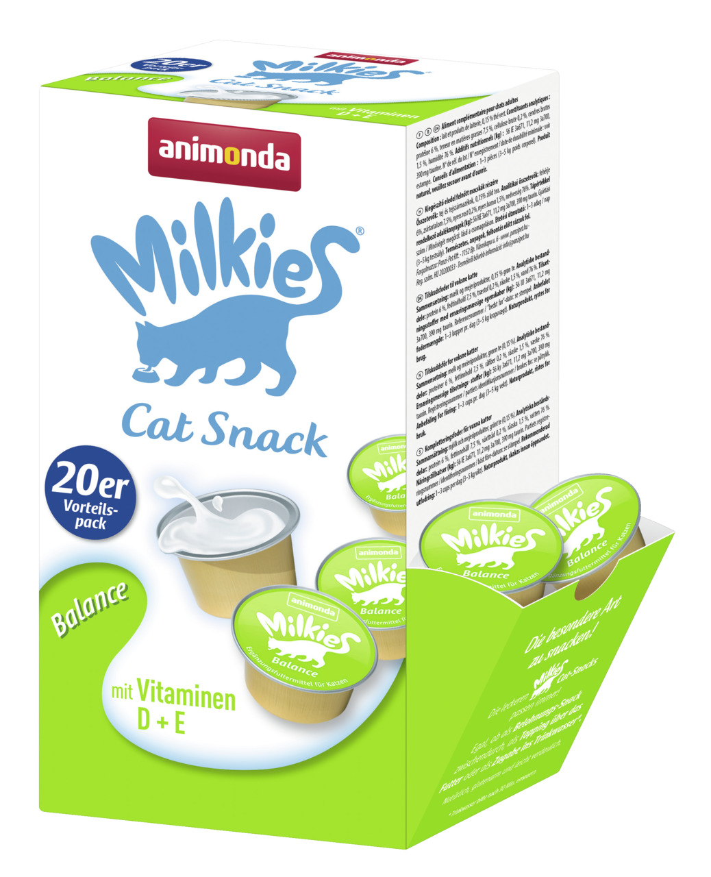animonda Milkies Balance Kapseln 20 x 15g Multipack Katzensnack