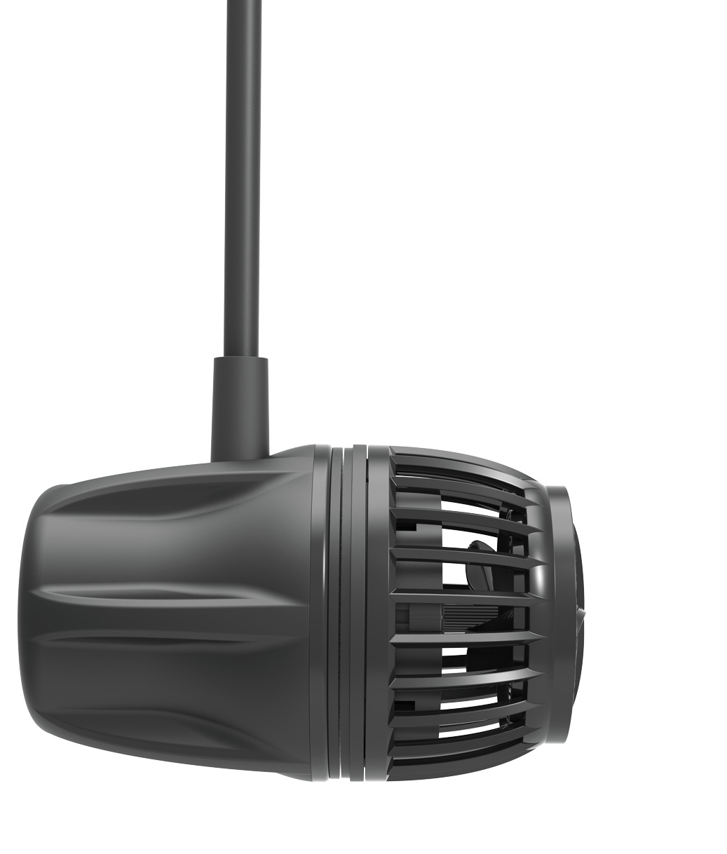 Ecotech VorTech MP40 Strömungspumpe, Meerwasseraquarien, effiziente Wasserzirkulation, kompaktes Design, schwarz, Gittergehäuse.