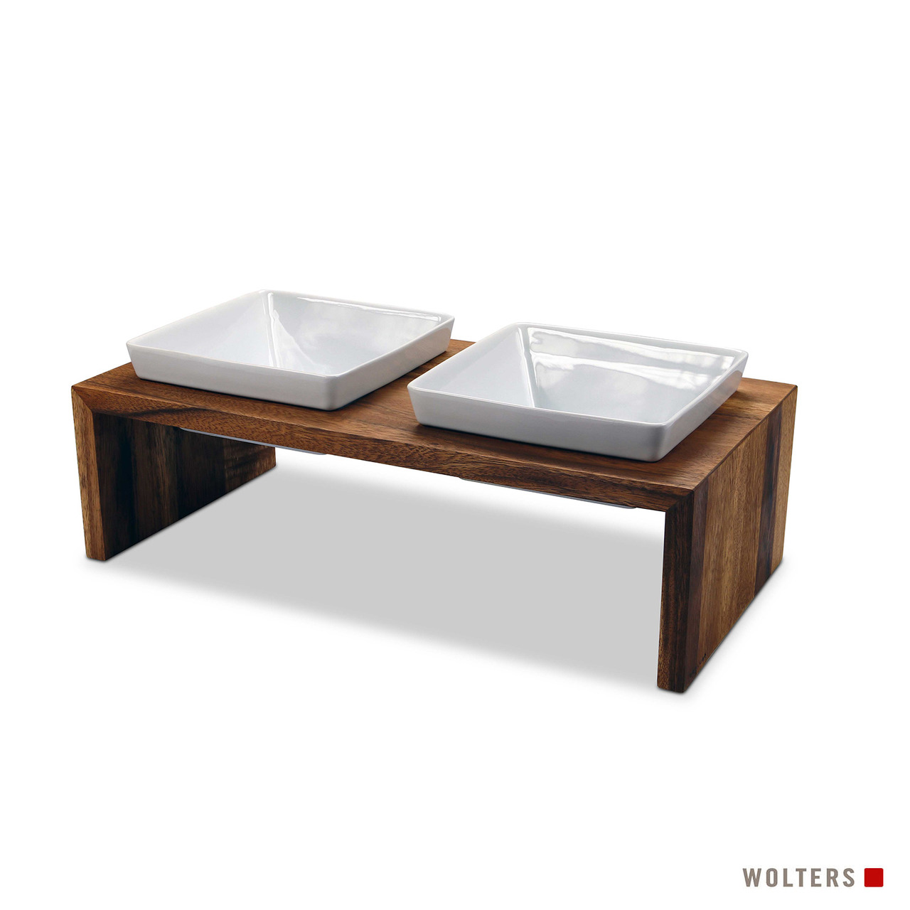 Wolters Meshidai True 2 x 1,3 Liter braun Hundedoppelnapf