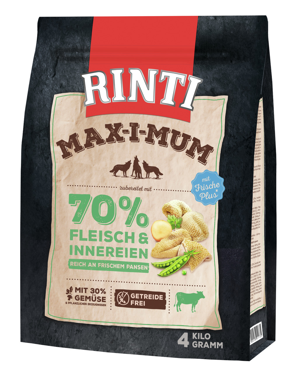 RINTI Max-I-Mum Pansen 4kg Hundetrockenfutter