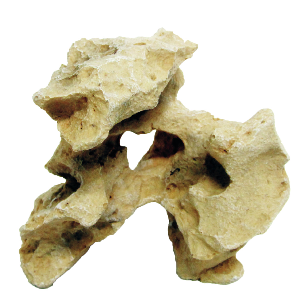 Amtra Rock: Naturgetreuer Aquarienstein, beige, für Aquarienliebhaber. Fördert artgerechtes Umfeld, Versteckmöglichk. für Fische.