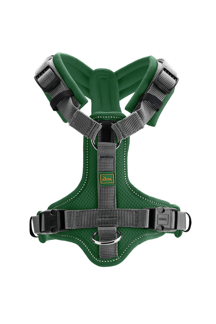 HUNTER Hundegeschirr Hilo Comfort, atmungsaktives Mesh, verstellbar, für alle Hundegrößen, ideal für Outdoor, hoher Komfort.
