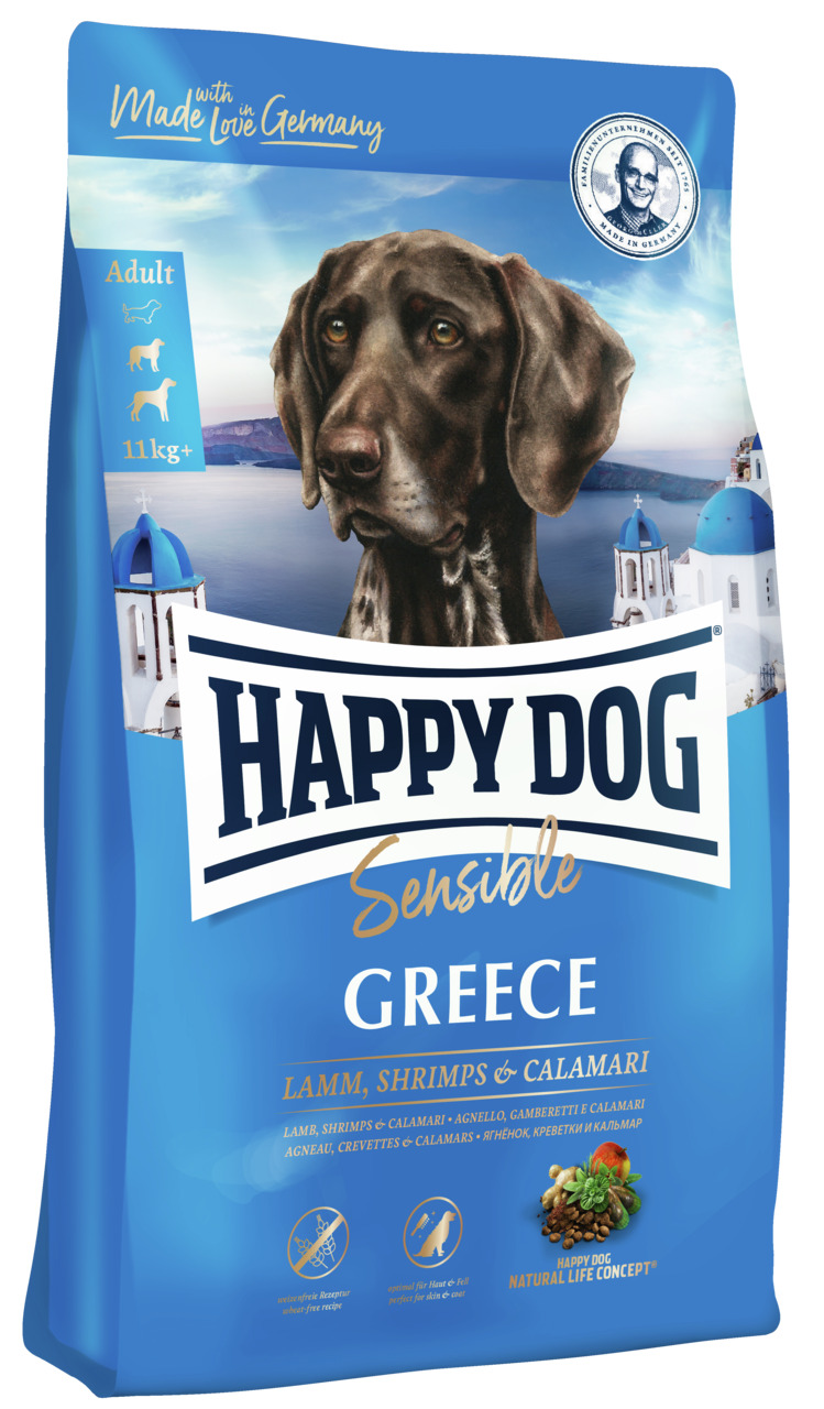 HAPPY DOG Supreme Sensible Greece 1 Kilogramm Hundetrockenfutter