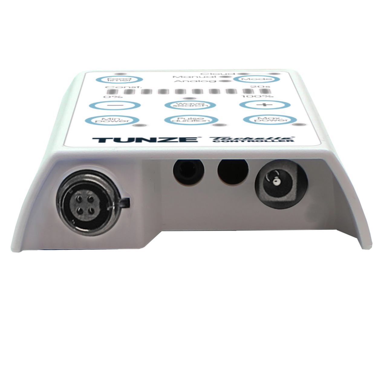 Tunze Turbelle Controller, Steuergerät f. Aquarienpumpen, präzise Steuerung, manuell/Cloud-Modi, weiß, m. Tasten & Anzeigen.