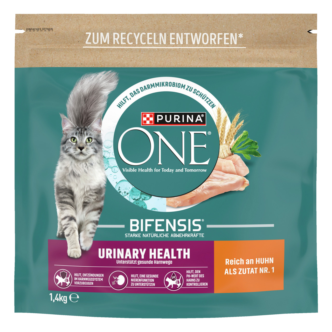ONE Urinary Care reich an Huhn/Weizen 1,4 kg