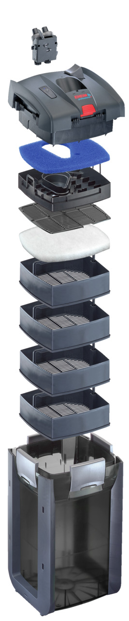 EHEIM professionel 4+ Außenfilter, für Aquarienbesitzer, effiziente Wasserreinigung, hochwertige Filtermedien, optimale Wasserqualität.