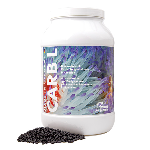 Fauna Marin Carb L, Daueraktivkohle für Aquarienbesitzer, 1000 ml, für Langzeiteinsatz in Aquarien.