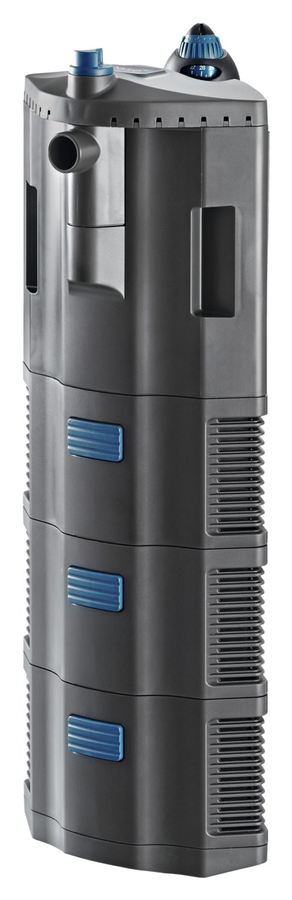Oase BioMaster Thermo 600, Außenfilter f. Aquarien bis 600L, m. Heizsystem, schwarz-blau, f. effiziente Wasserfilterung.