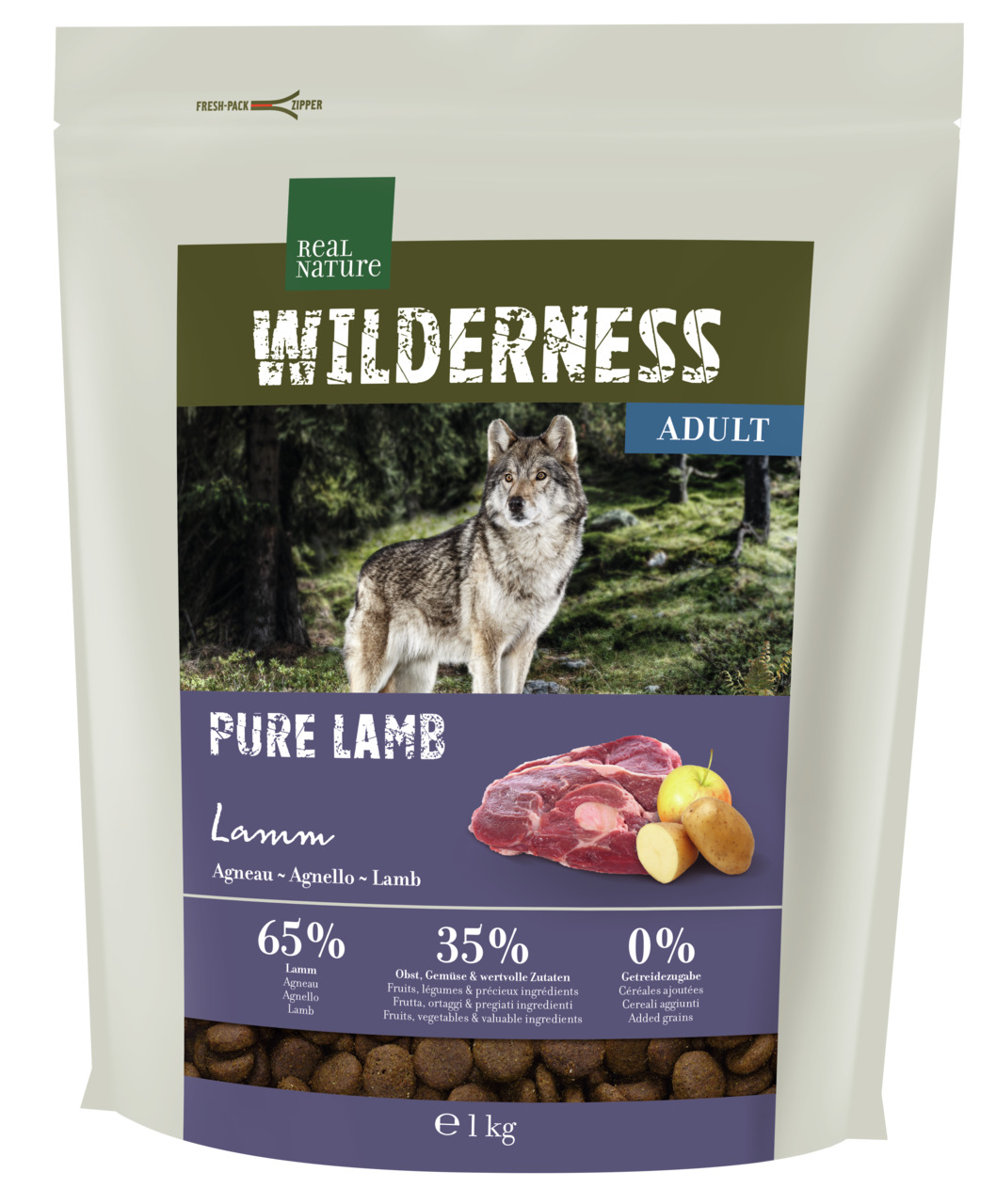 REAL NATURE Wilderness Pure Lamb 1 kg