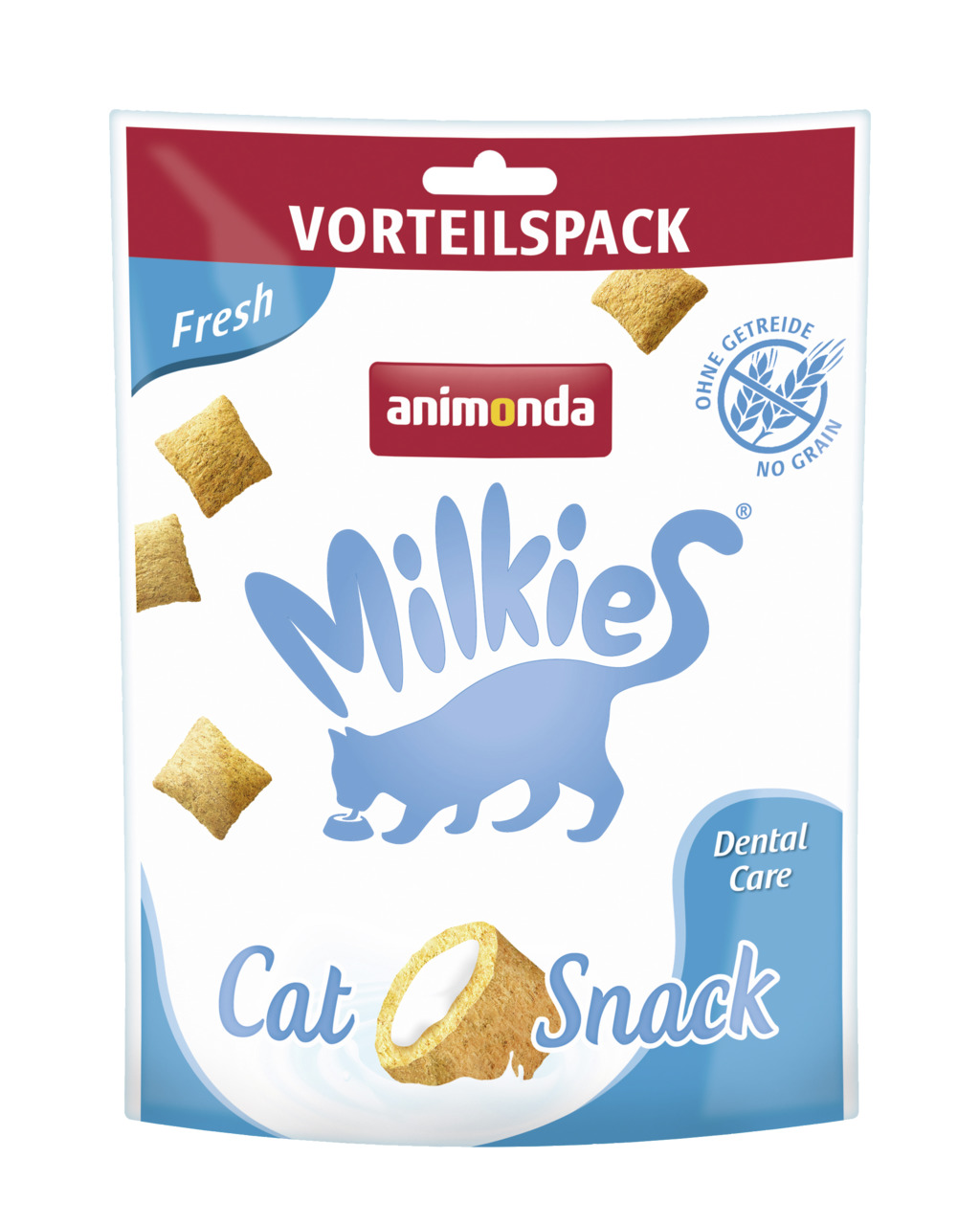 animonda Milkies-Knusperkissen Vorteilspack Fresh 120g Beutel Katzensnack