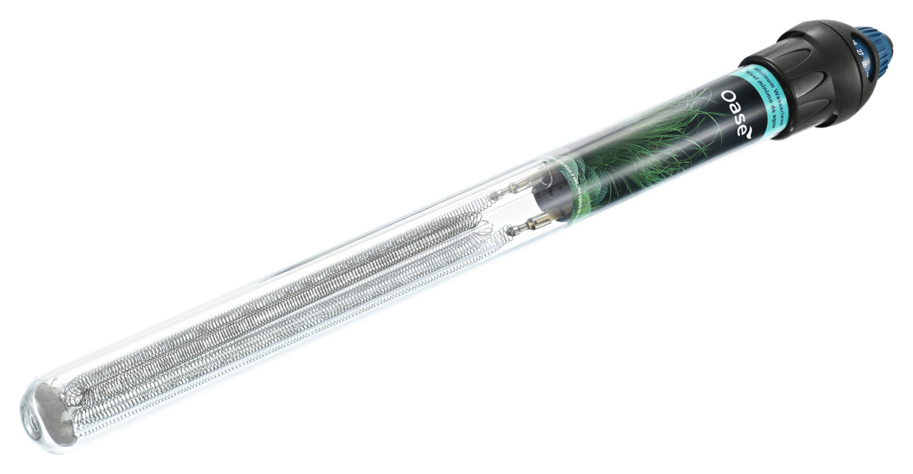 Oase HeatUp Regelheizer 250W, für Süß--Meerwasseraquarien, präzise Temp.regelung, robustes Glas, leicht installierbar.