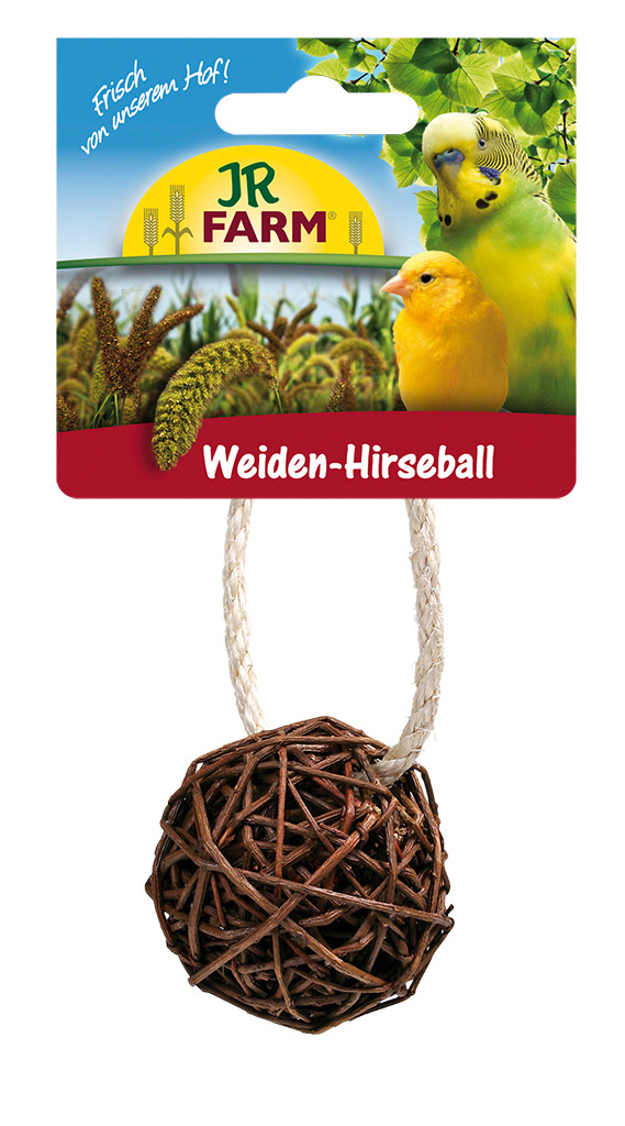 Sparpaket 2 x 25 g JR Farm Weiden-Hirseball Vogel Snack