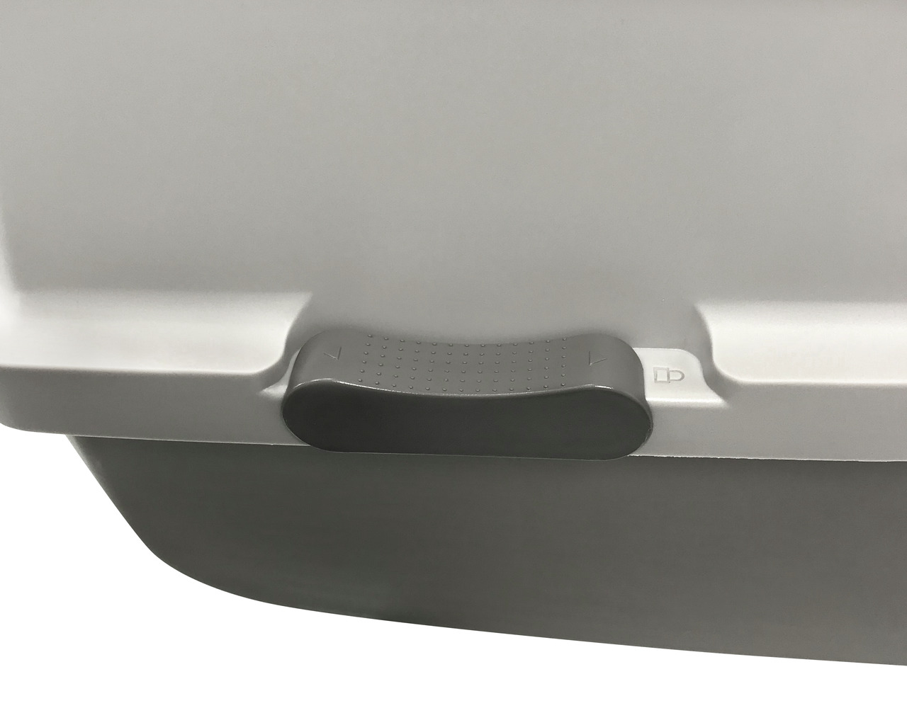 Catit Katzentoilette, ergonom. Griff, rutschfest, hygien. Lösung f. Katzenbesitzer, grau, EAN 022517506950.